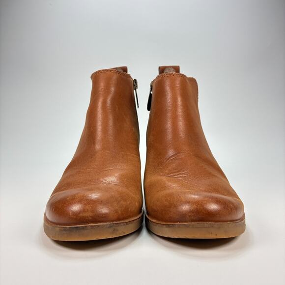 Timberland Eleonor Street Brown Tan Casual Leather Ankle Boots Women’s Size 7 - Picture 2 of 11